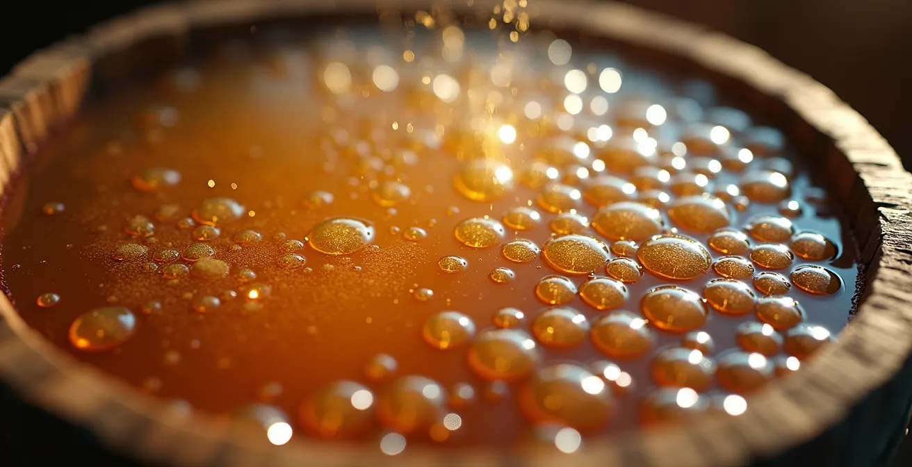 Processus de brassage quotidien du purin d'ortie dans un récipient pour maintenir l'oxygénation